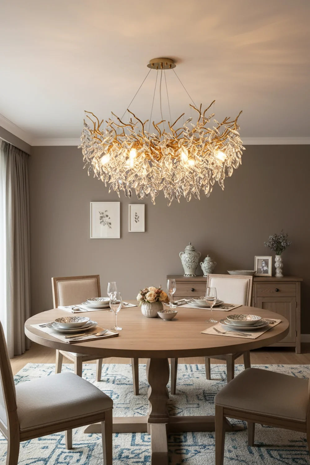 Albero Collection Crystal Chandelier