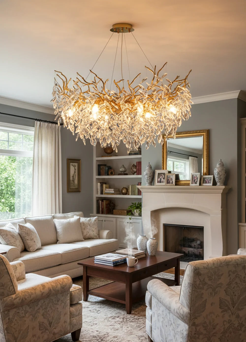 Albero Collection Crystal Chandelier