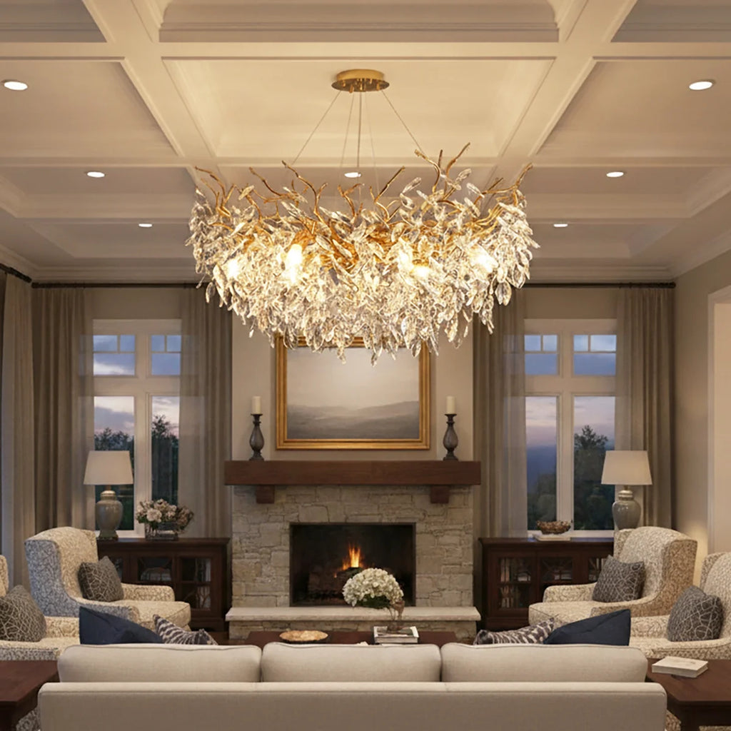 Albero Collection Crystal Chandelier