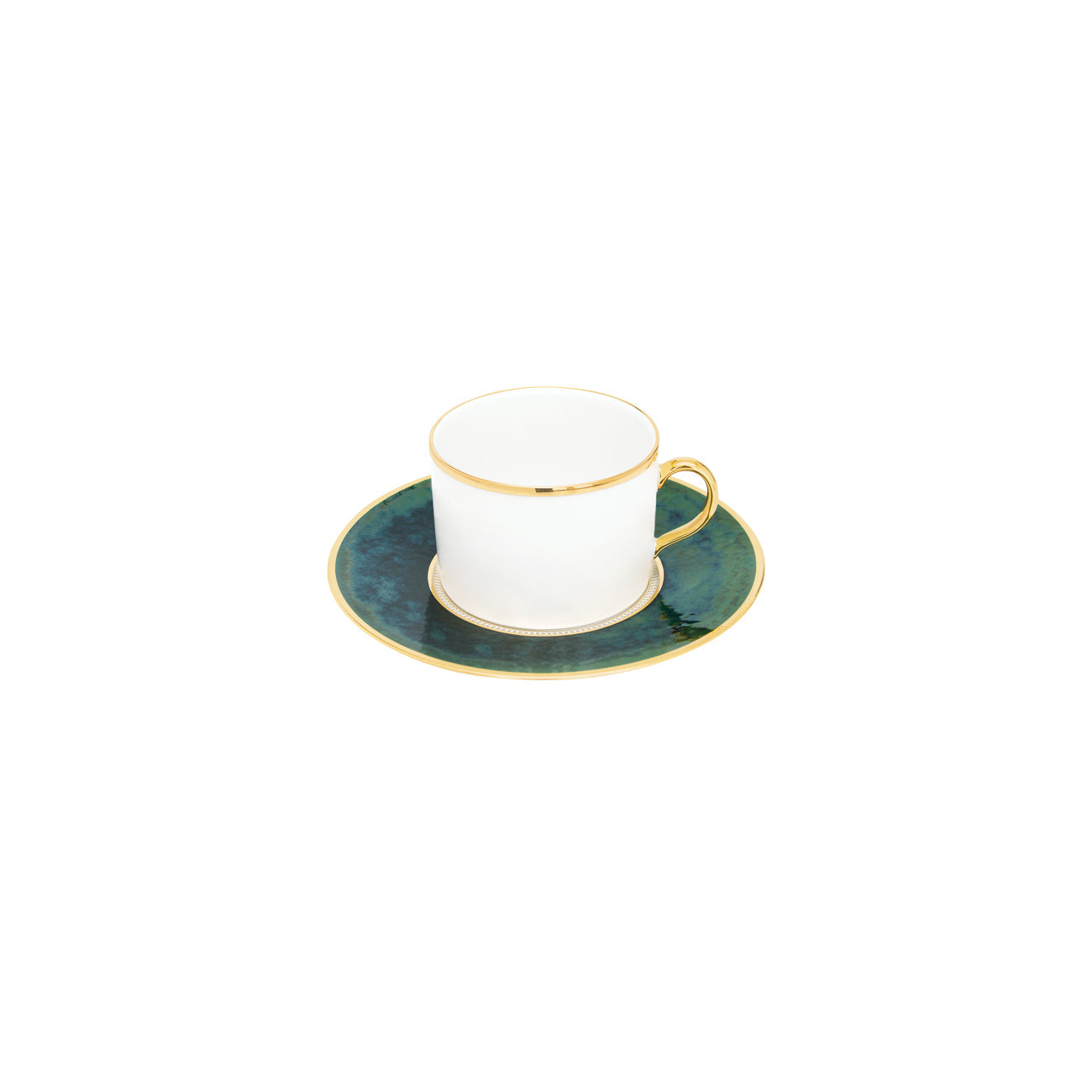 Lush Forest Tea Cup + Saucer (Set of 2)