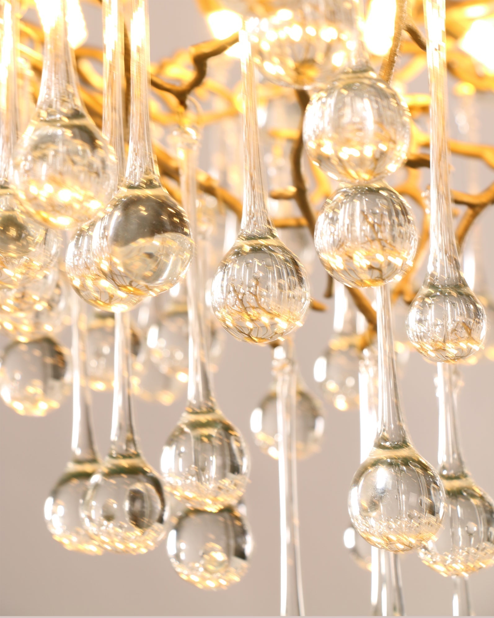Anita brass chandelier