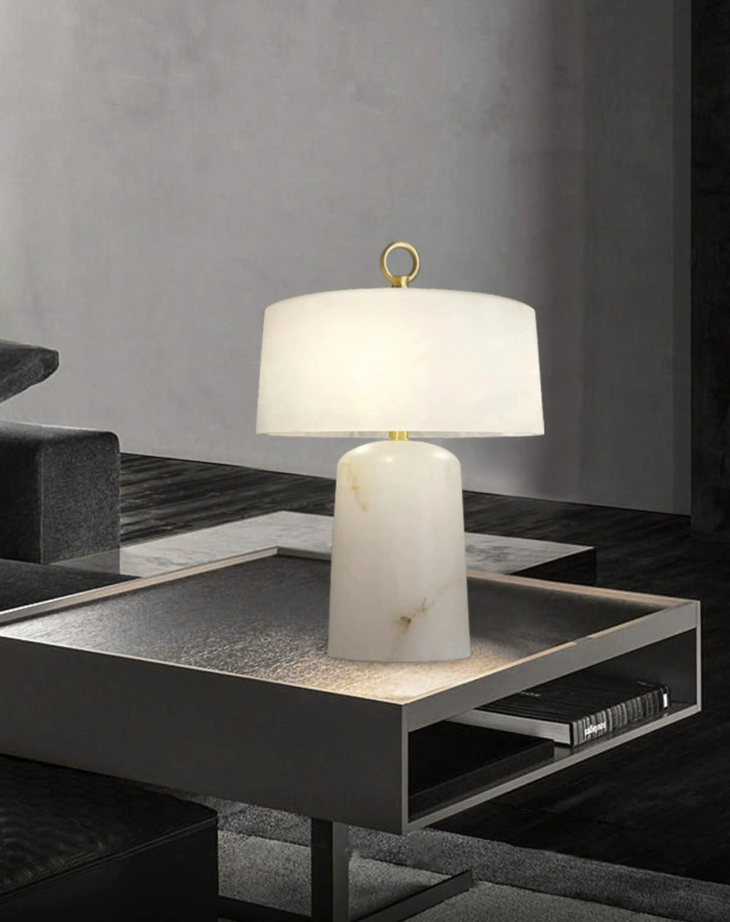 Alabaster Aogashima Table Lamp