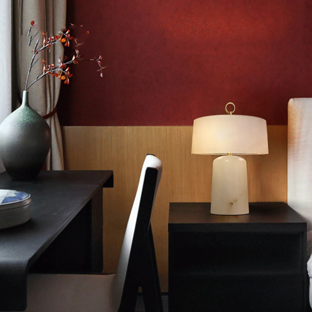 Alabaster Aogashima Table Lamp