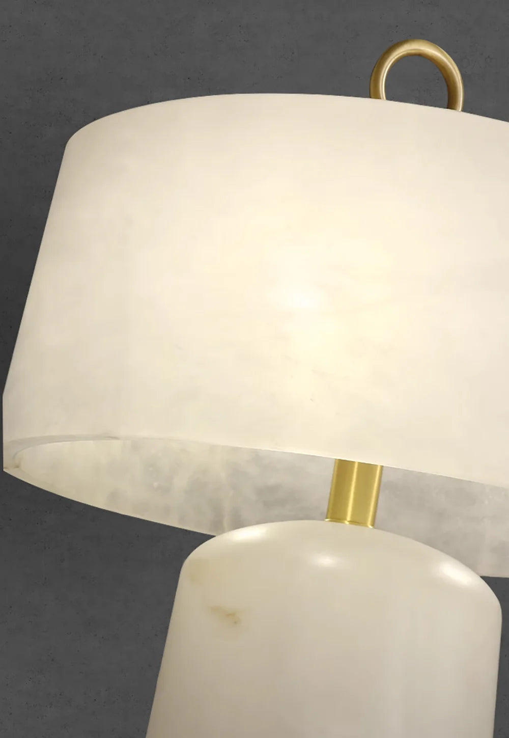 Alabaster Aogashima Table Lamp