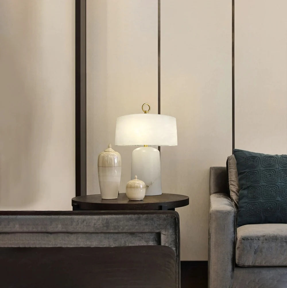 Alabaster Aogashima Table Lamp