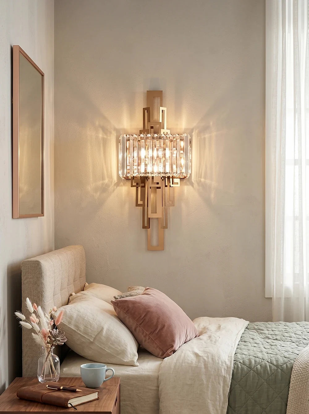 Arandela Crystal Wall Lamp