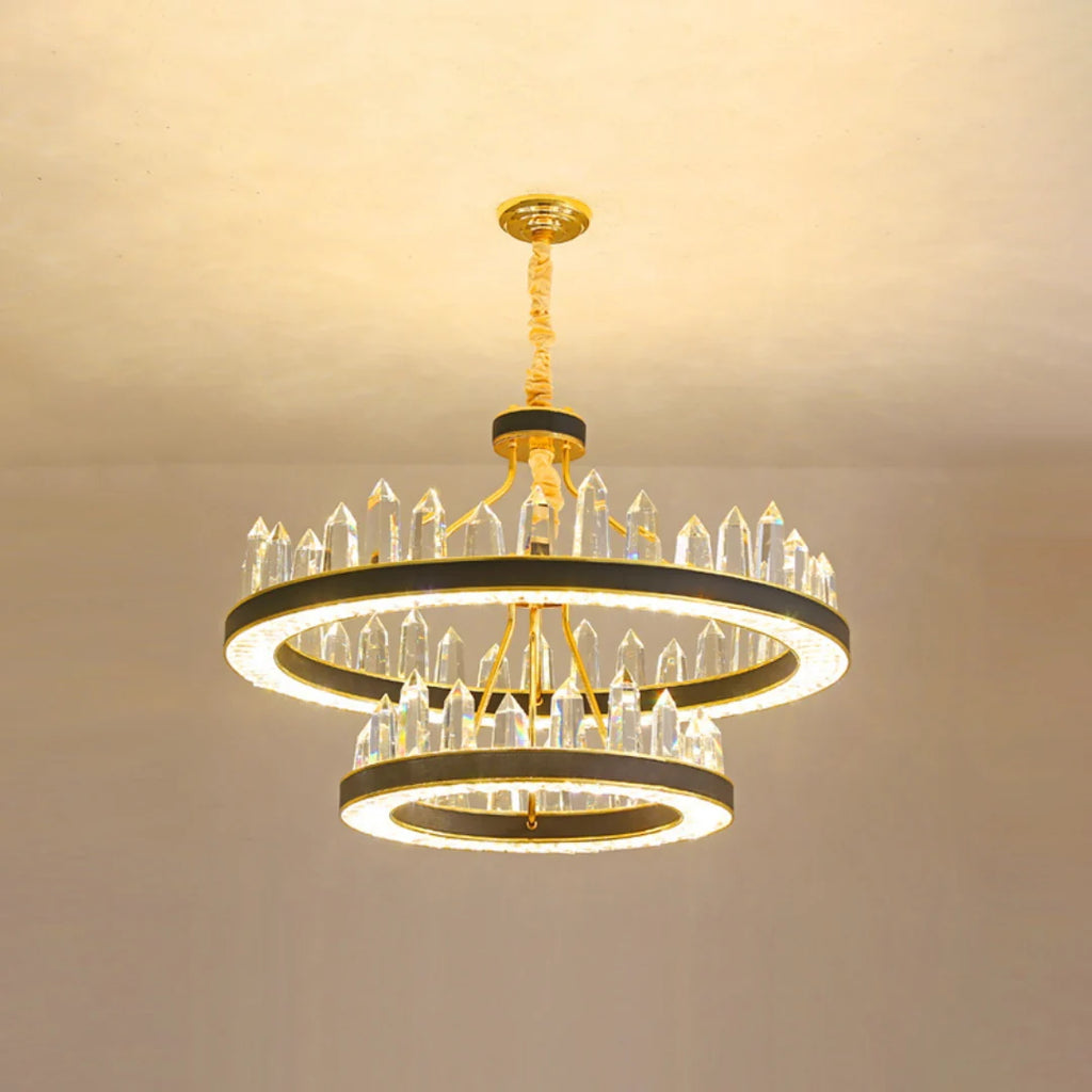 Argus Round Crystal Chandelier