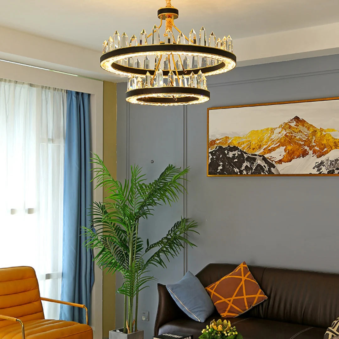 Argus Round Crystal Chandelier