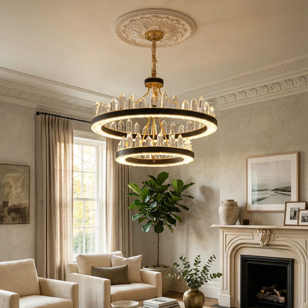 Argus Round Crystal Chandelier