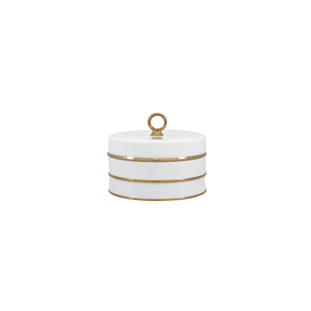 Arienne White Accent Box
