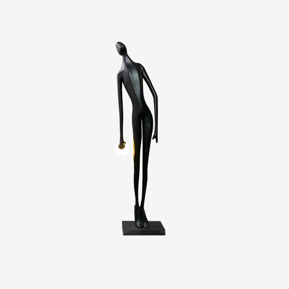 Art Design Human Statue Floor Lamp
