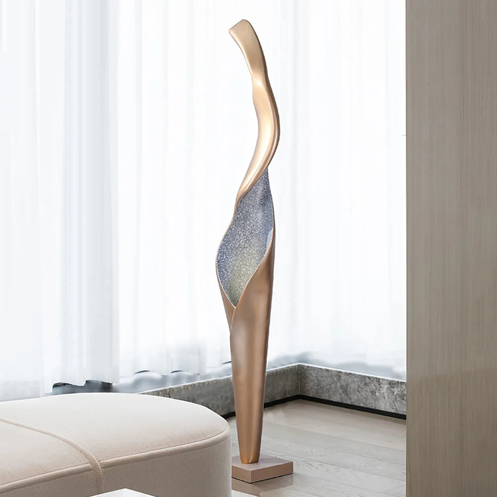 Art Torch Sculpture Floor Lamp