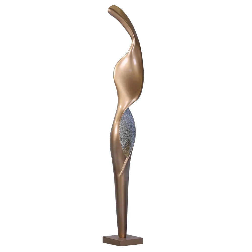 Art Torch Sculpture Floor Lamp