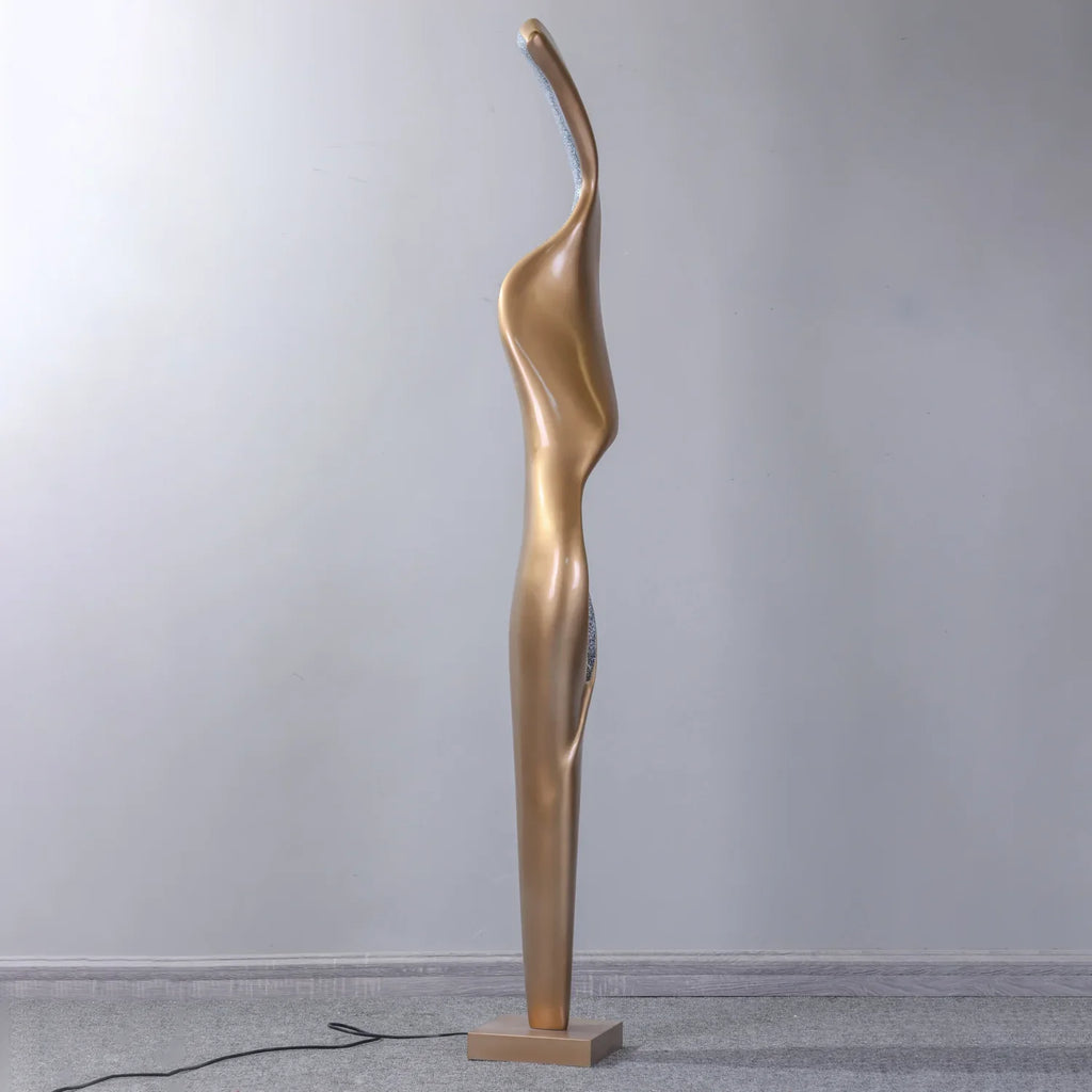 Art Torch Sculpture Floor Lamp