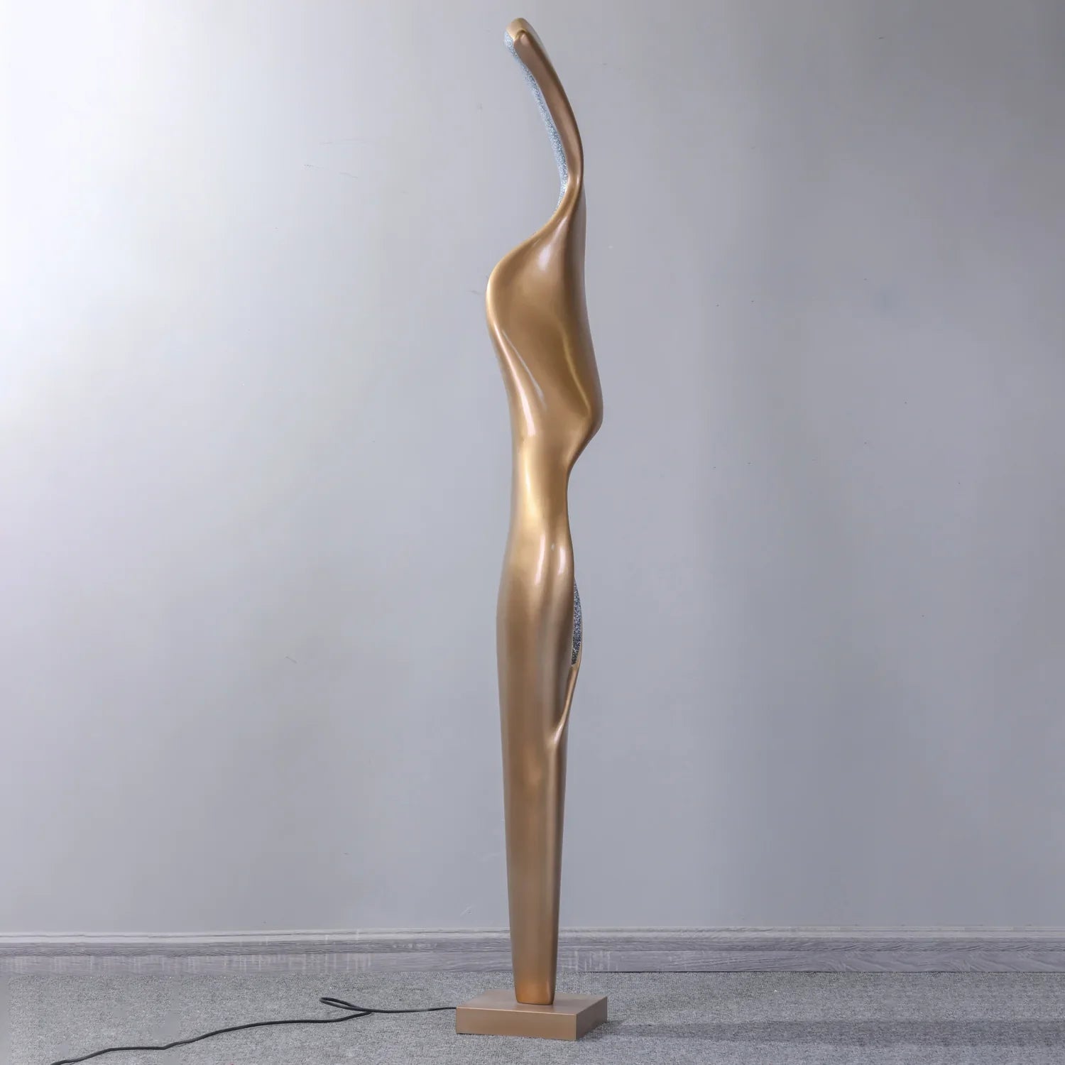 Art Torch Sculpture Floor Lamp