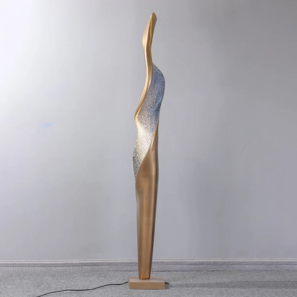 Art Torch Sculpture Floor Lamp