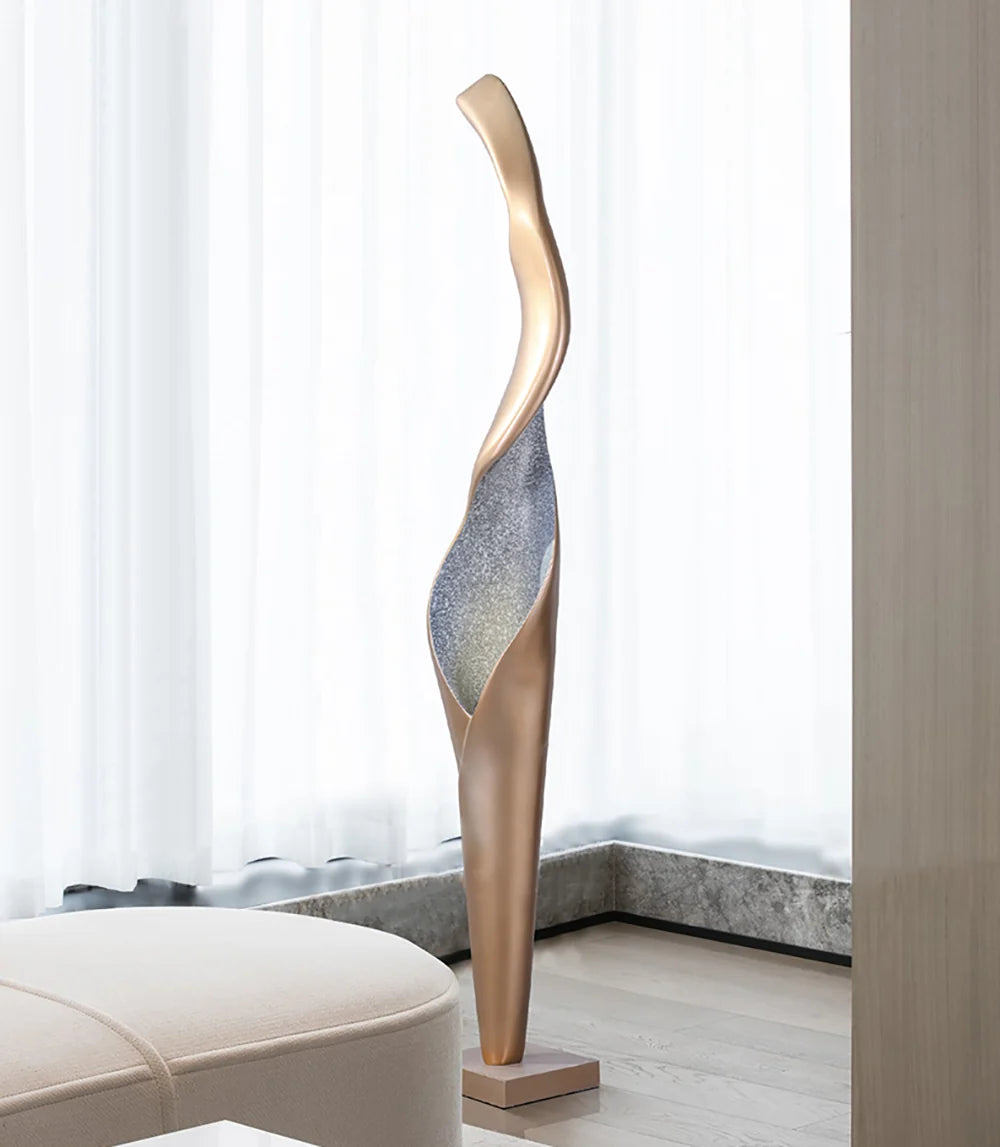 Art Torch Sculpture Floor Lamp