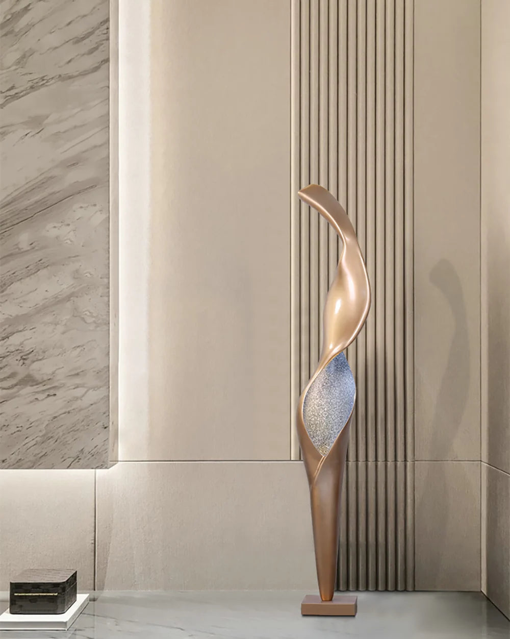 Art Torch Sculpture Floor Lamp