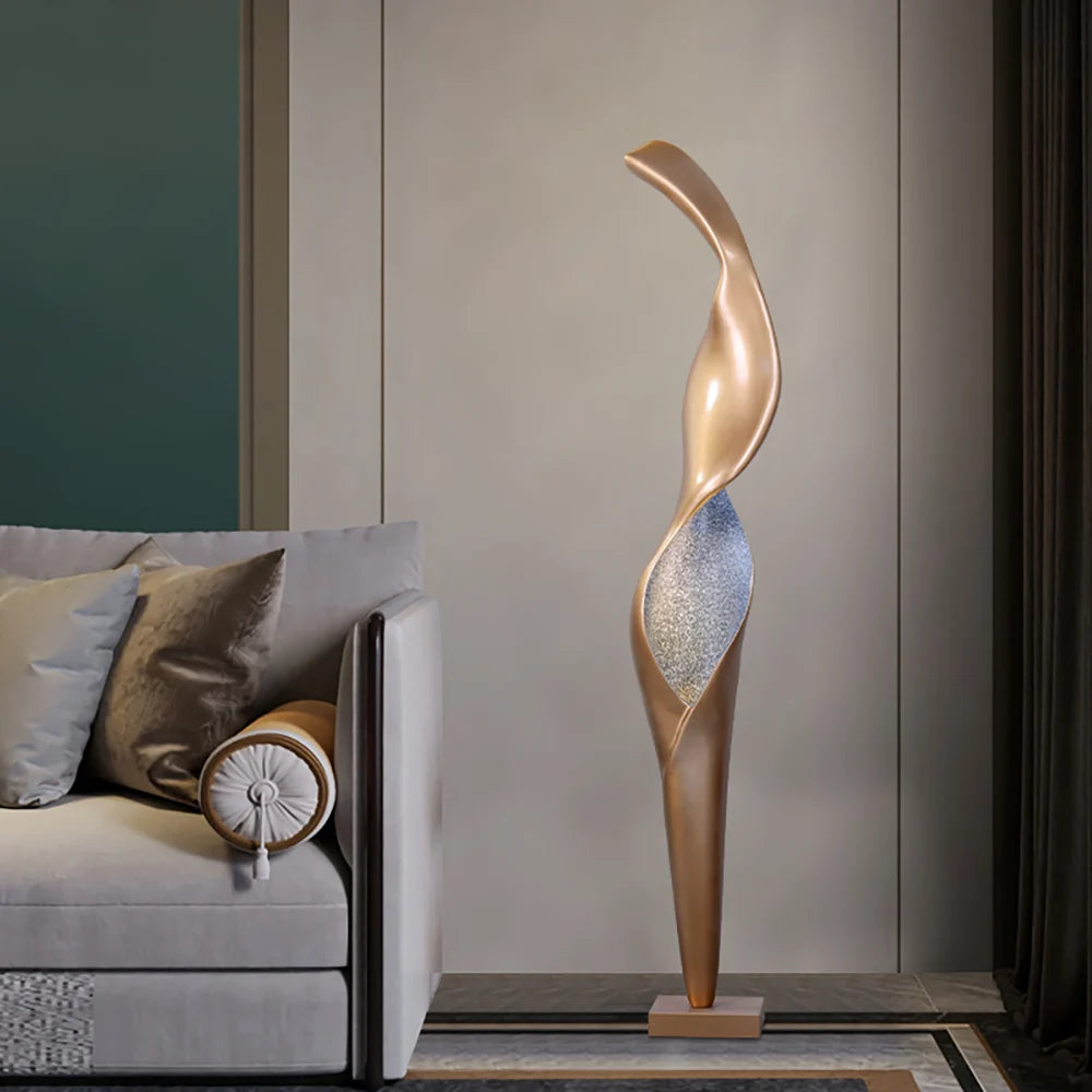 Art Torch Sculpture Floor Lamp