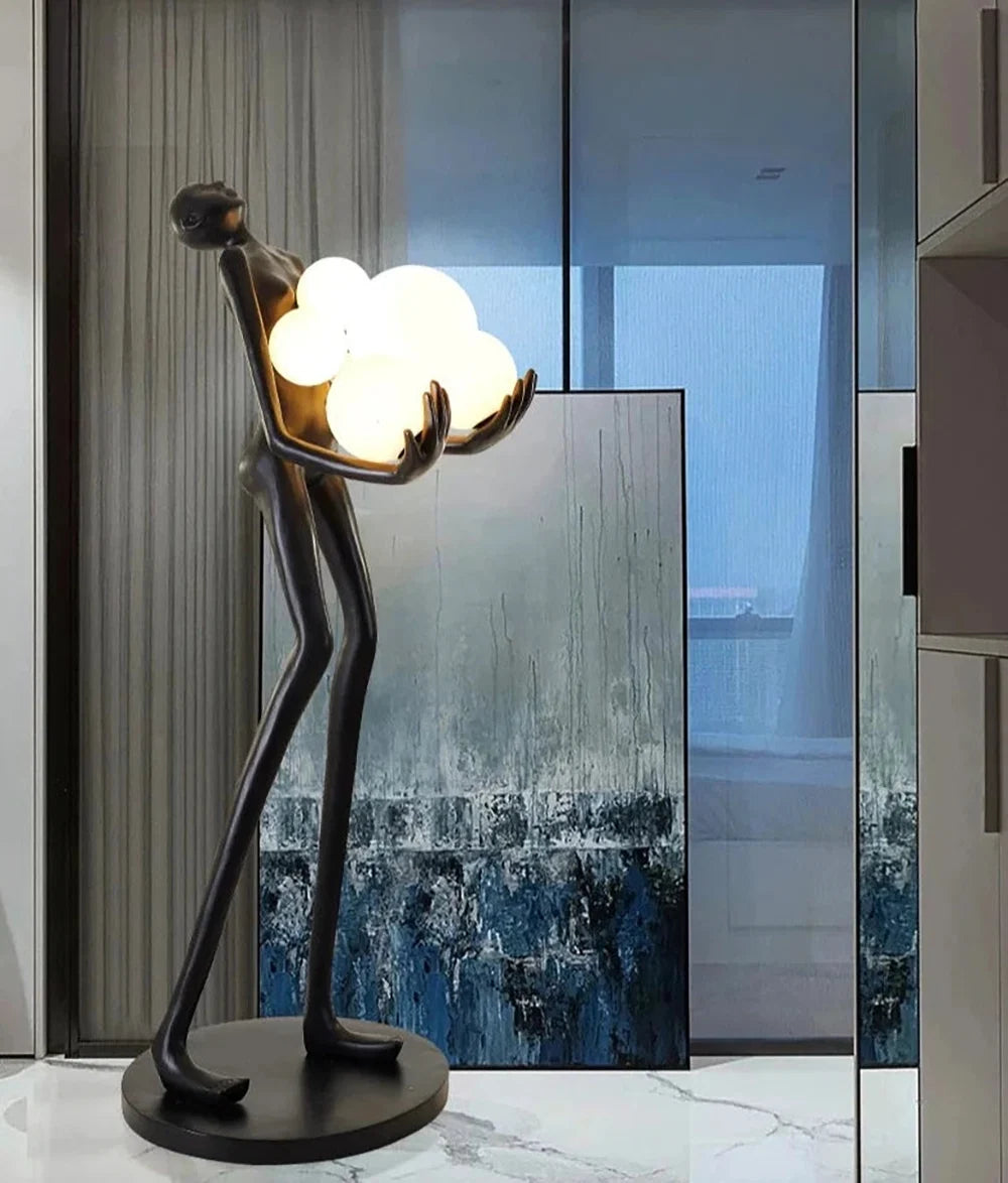 Artistic Decorative Figure Floor Lamp