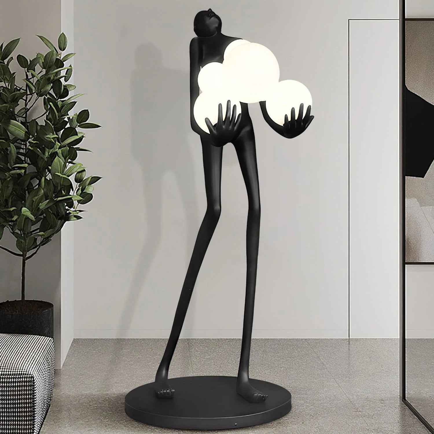 Artistic Decorative Figure Floor Lamp