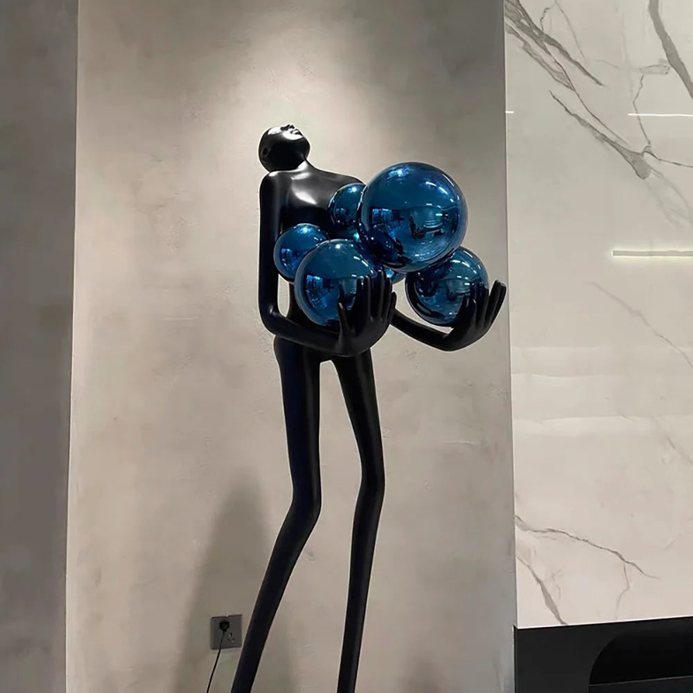 Artistic Decorative Figure Floor Lamp
