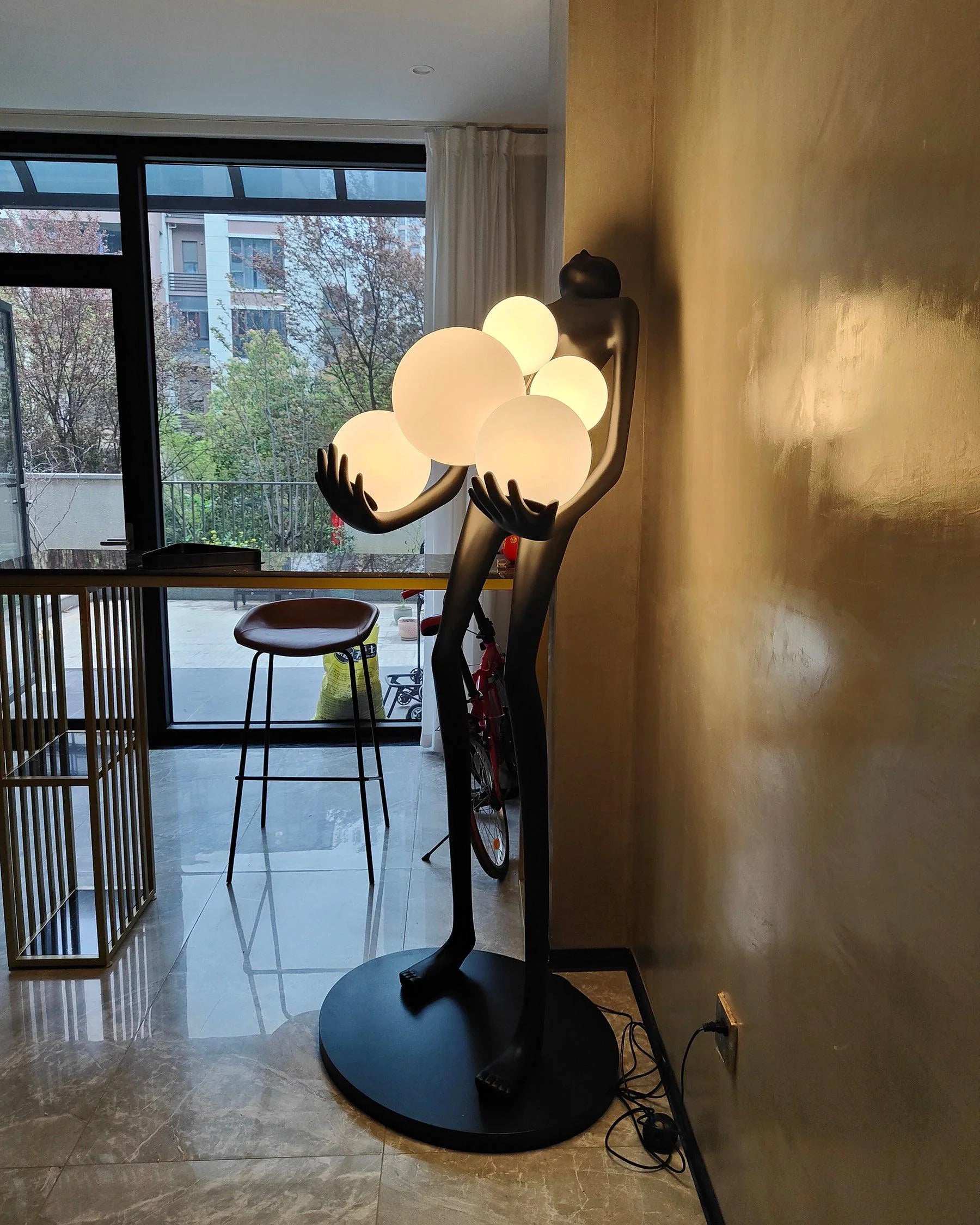 Artistic Decorative Figure Floor Lamp