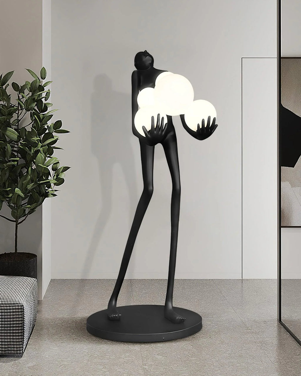 Artistic Decorative Figure Floor Lamp