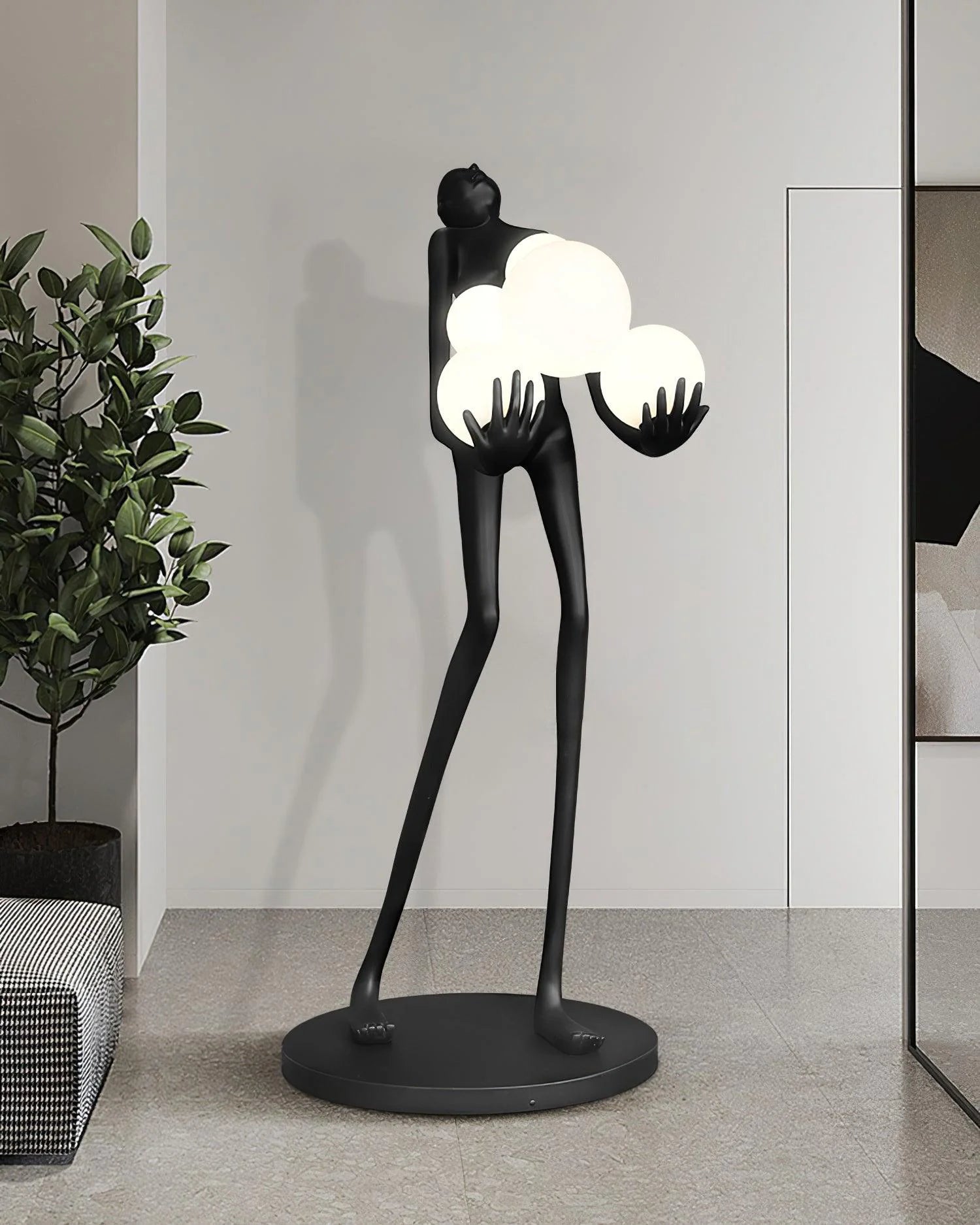 Artistic Decorative Figure Floor Lamp
