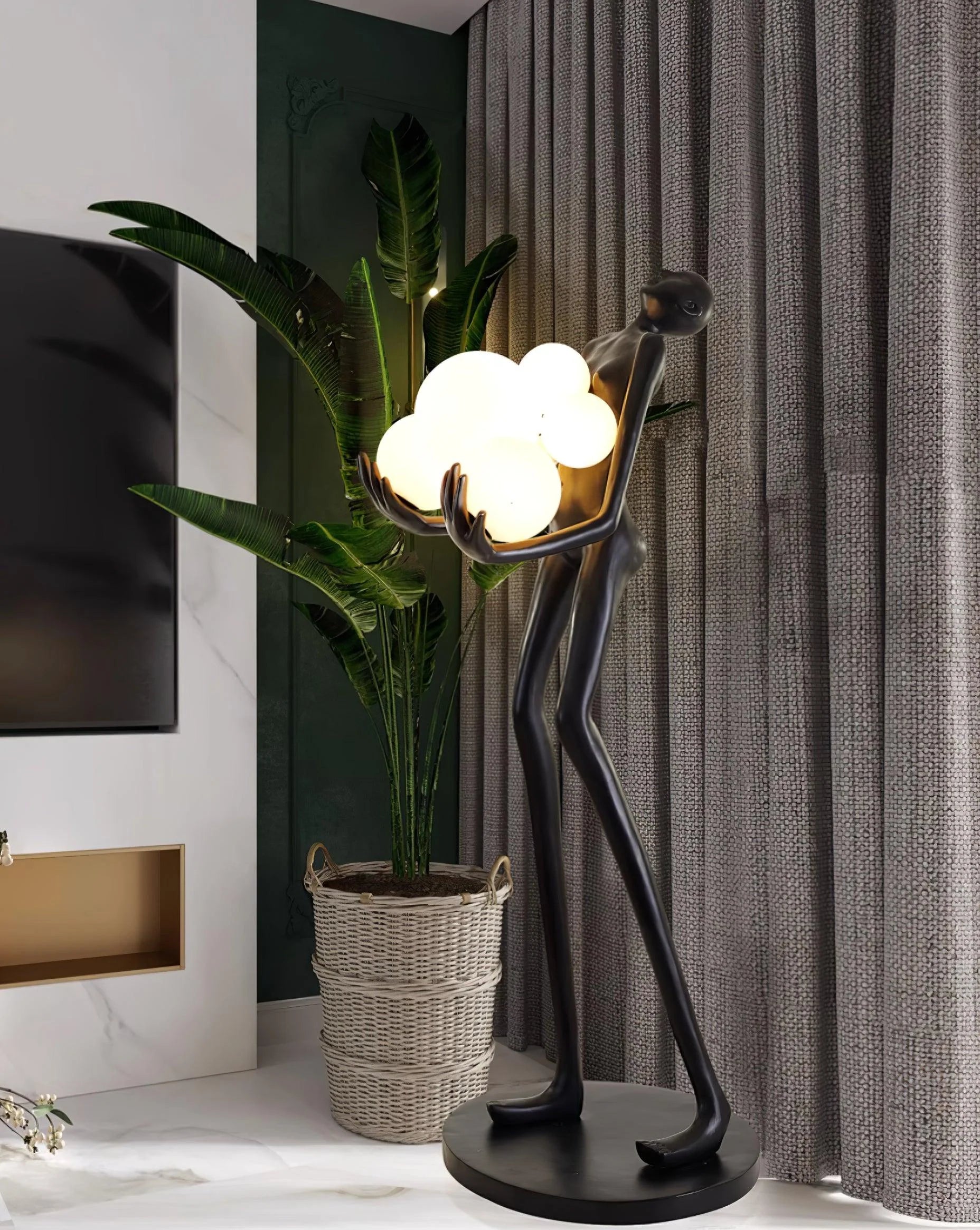 Artistic Decorative Figure Floor Lamp