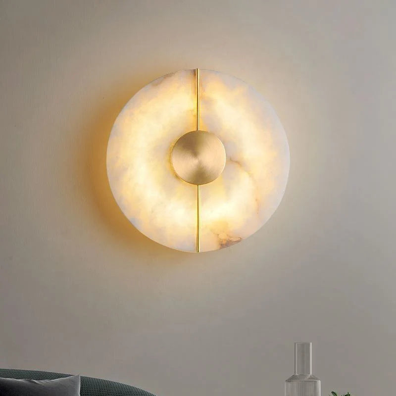 Artistic Simple Alabaster Wall Lamp