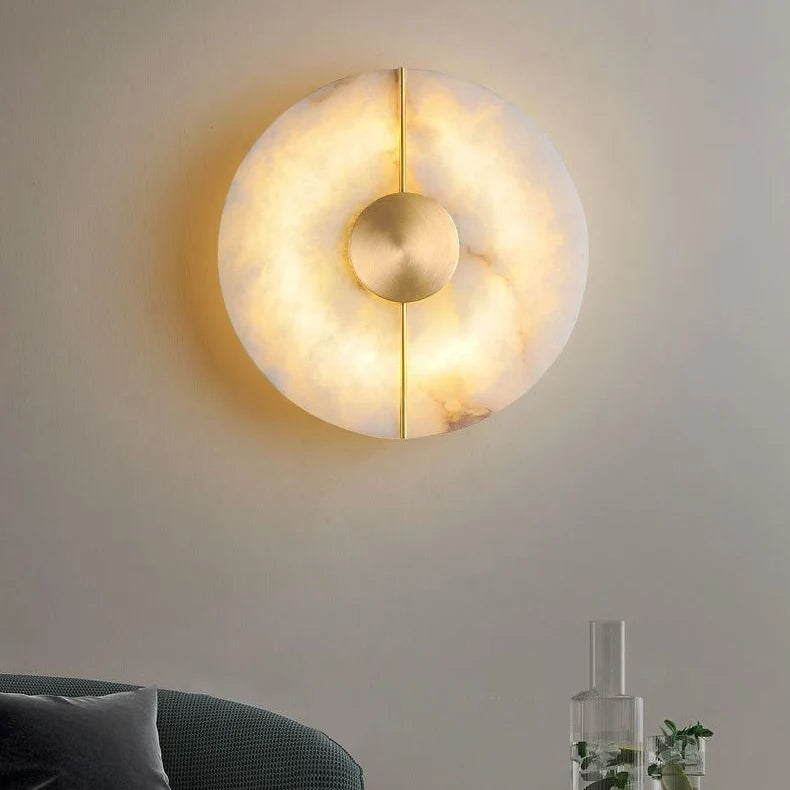 Artistic Simple Alabaster Wall Lamp