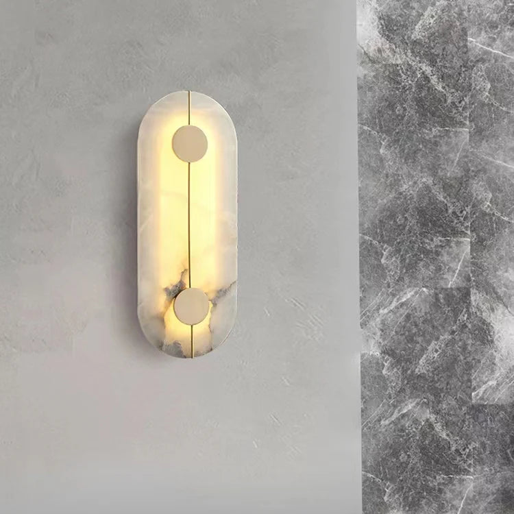 Artistic Simple Alabaster Wall Lamp