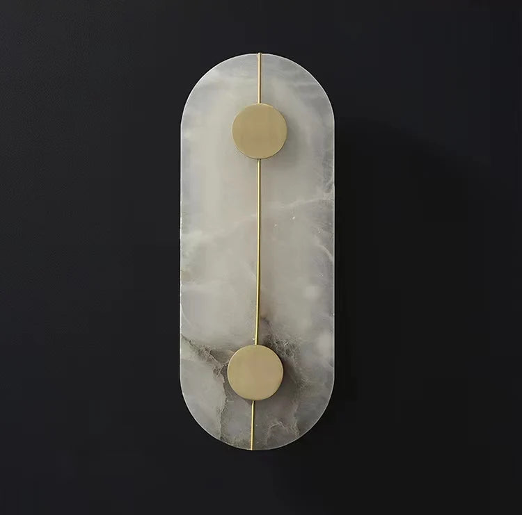 Artistic Simple Alabaster Wall Lamp