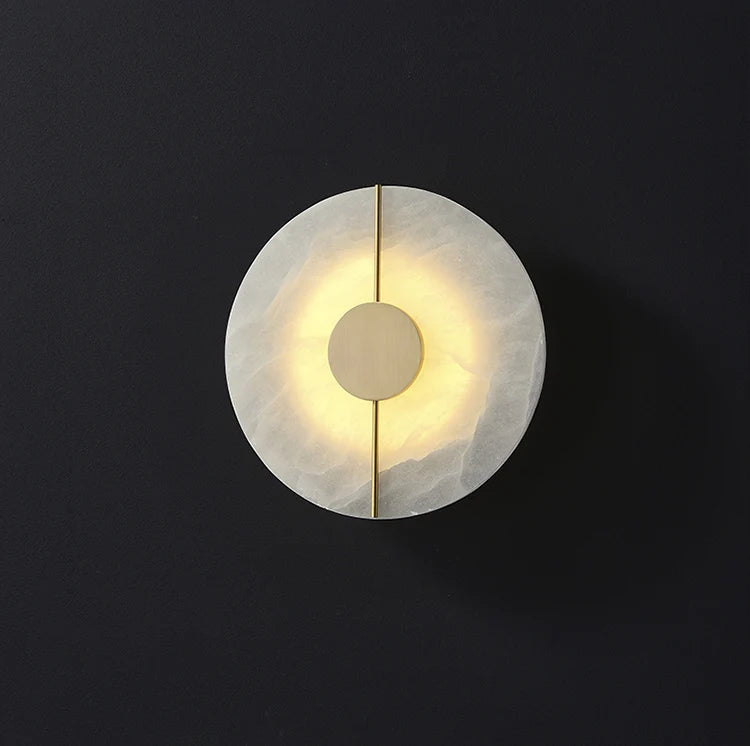 Artistic Simple Alabaster Wall Lamp