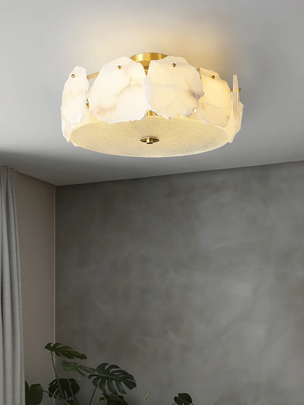 Artze Alabaster Ceiling Light