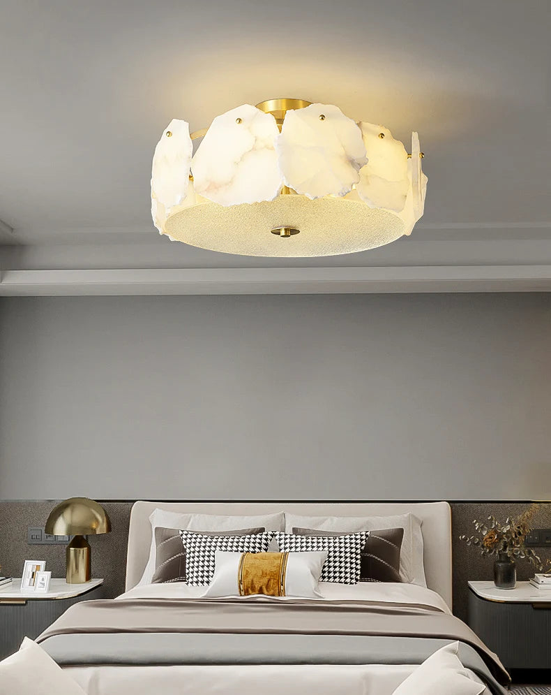 Artze Alabaster Ceiling Light
