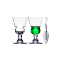 Specialty Absinthe Cocktail Glassware with Spoon, Set of 2