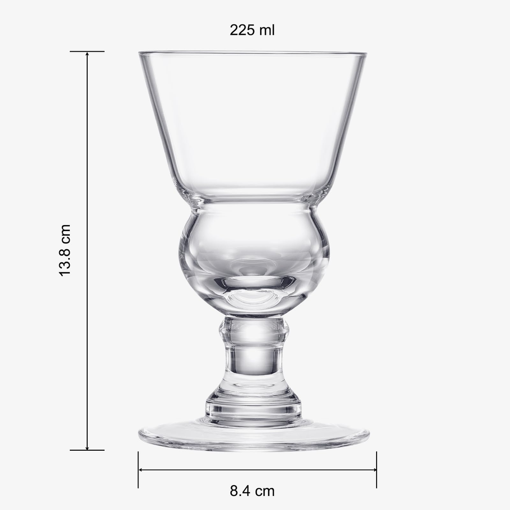 Specialty Absinthe Cocktail Glassware with Spoon, Set of 2