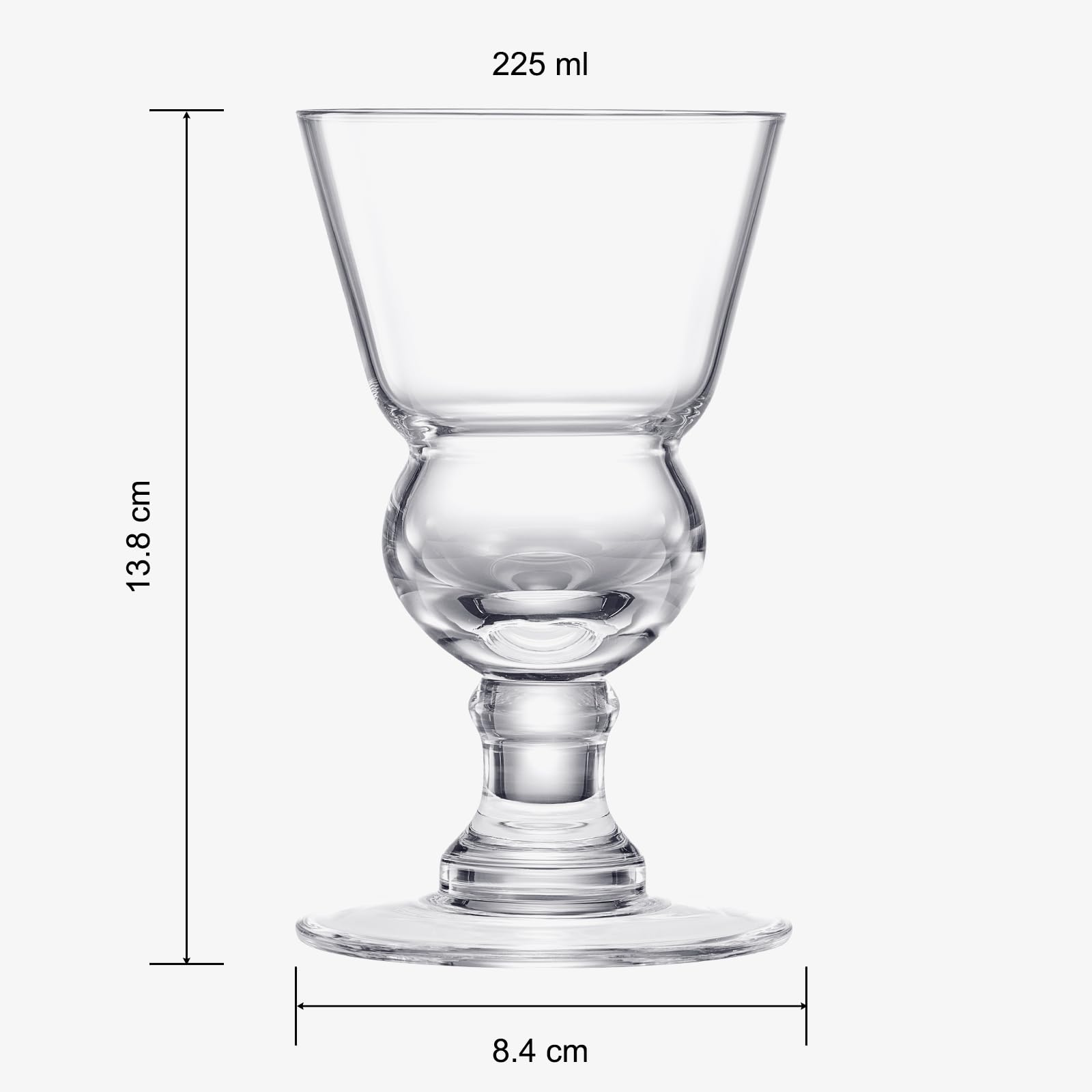 Specialty Absinthe Cocktail Glassware with Spoon, Set of 2