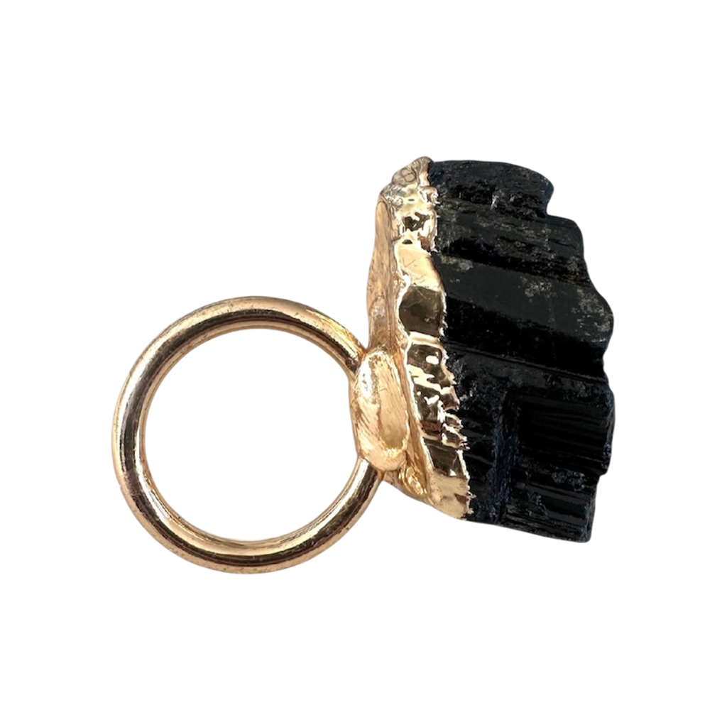 Black Tourmaline Napkin Rings (Set of 2)