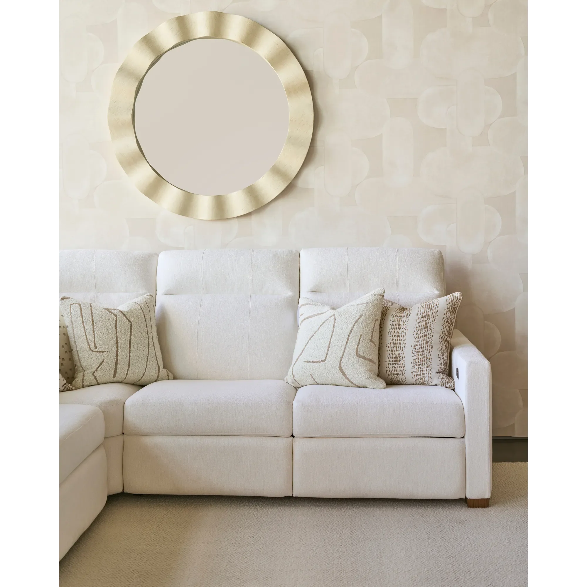 Balboa Pillow Cover in Fawn Brown, Kelly Wearstler Textiles