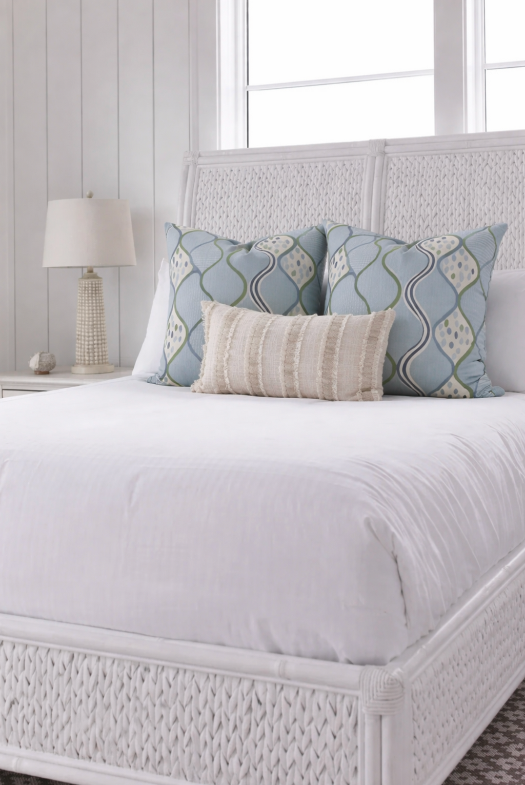 Baltic Weave Pillow Cover in Blue, Peter Dunham Textiles