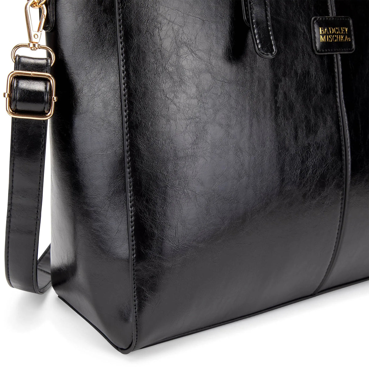 Julia Rustic Vegan Leather Weekender Duffel Bag