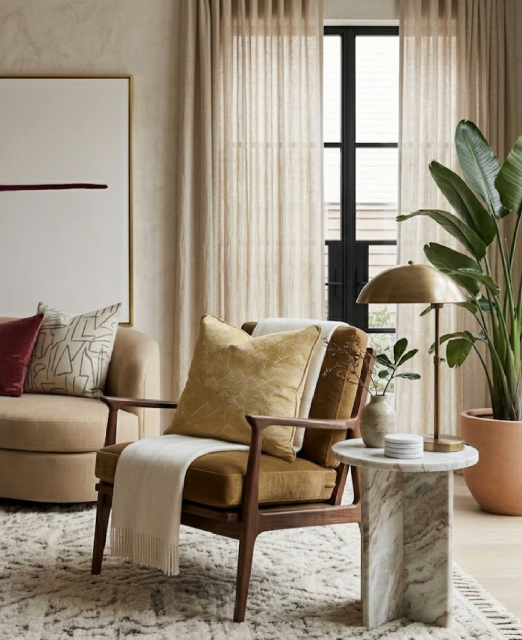Brink Pillow Cover in Bronze, Kelly Wearstler Textiles