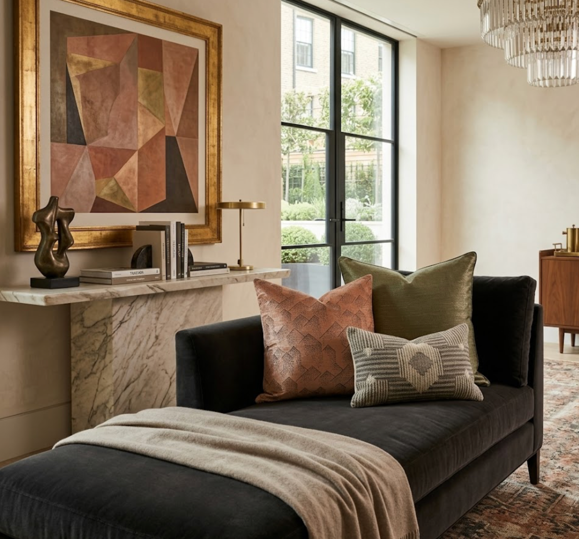 Brink Pillow Cover in Rose, Kelly Wearstler Textiles