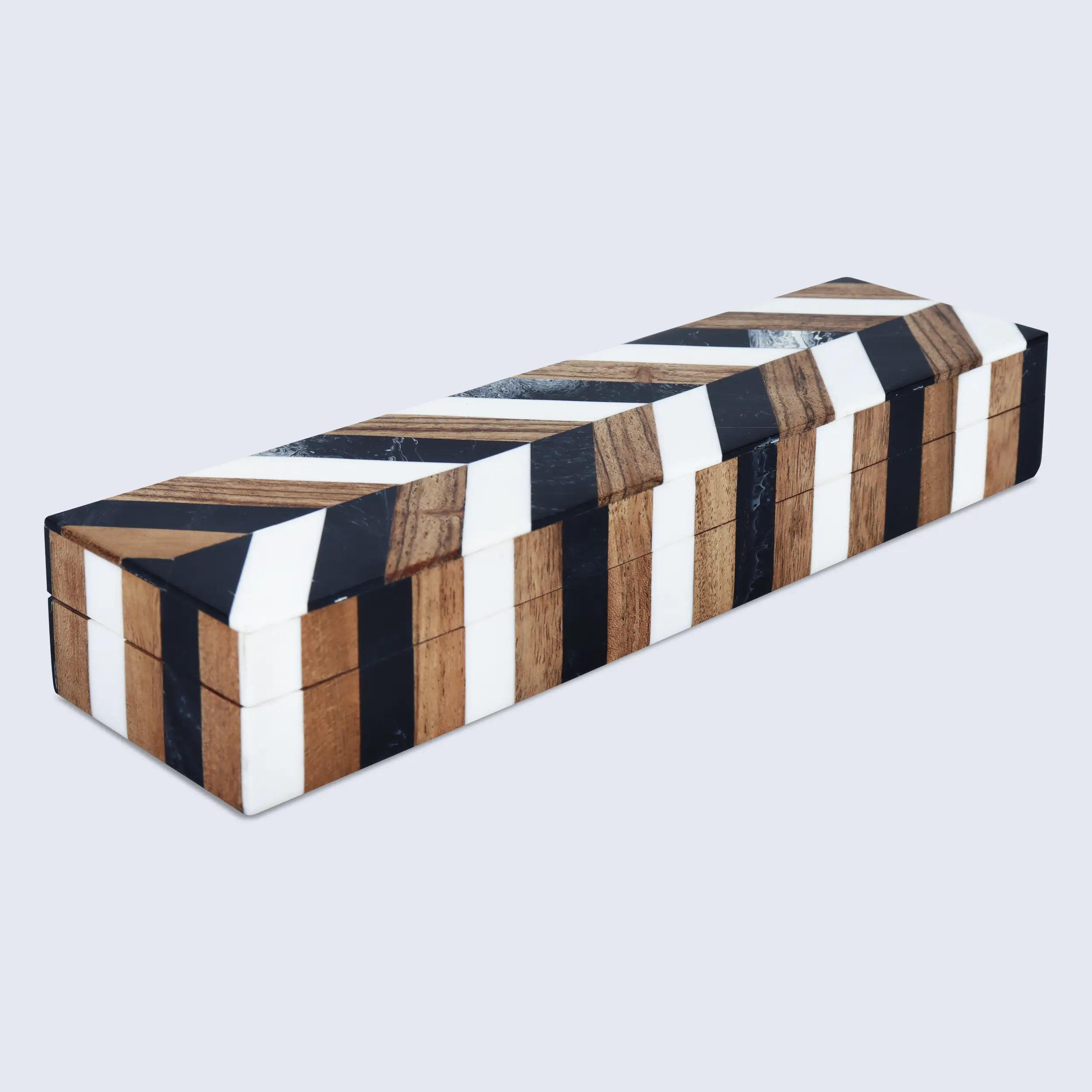 Marquet Cosmo Resin Inlay & Wood Marquetry Decorative Box – 8 Sizes