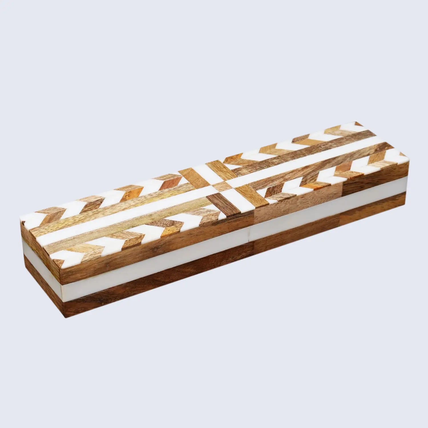 Patisserie Adorn Resin & Wood Inlay Decorative Storage Box