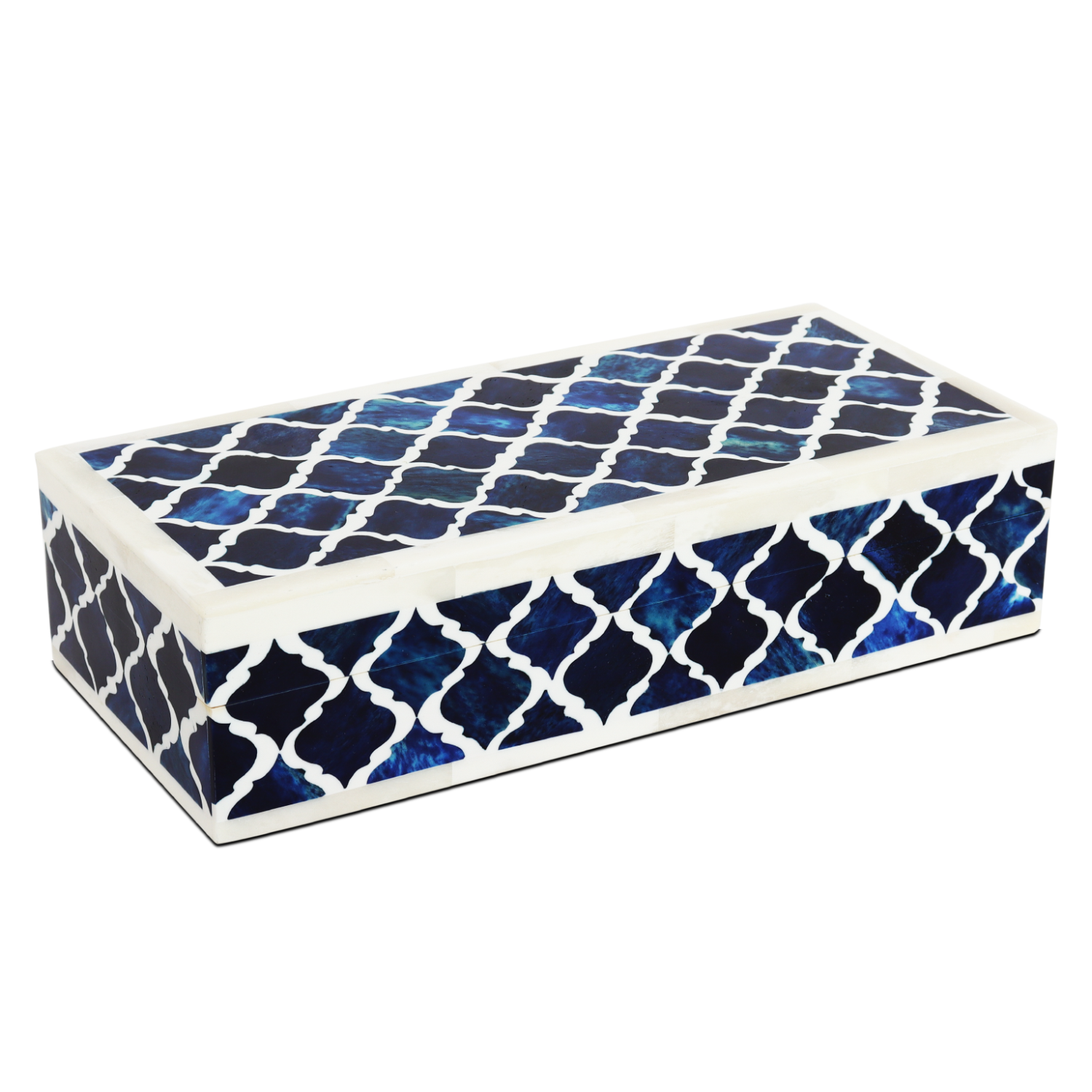 Decorative Box Patisserie Classic Collection Bone & Resin Inlay in 7 Sizes