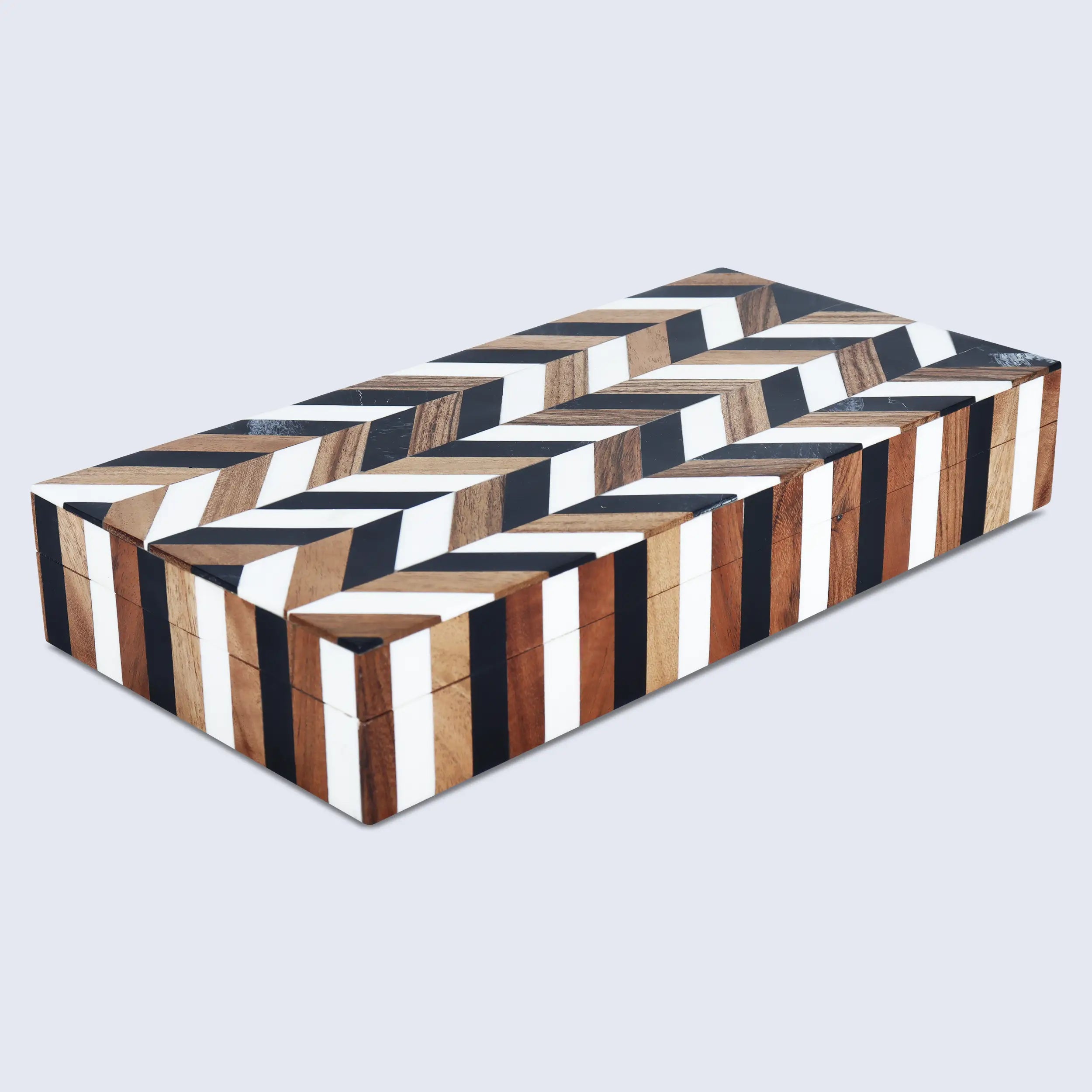 Marquet Cosmo Resin Inlay & Wood Marquetry Decorative Box – 8 Sizes